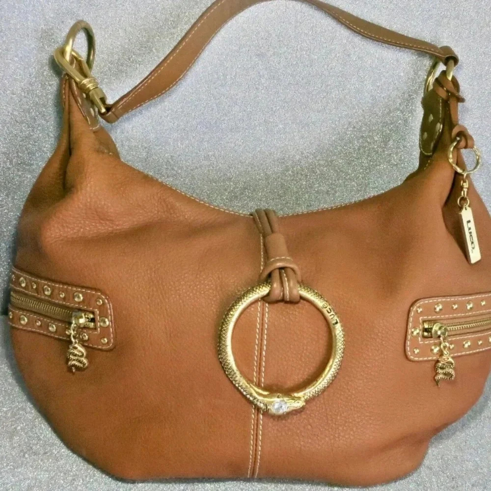 Genuine Leather Handbag Made By Luce (NWOT)